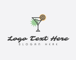 Barkeeper - Tropical Cocktail Bar logo design