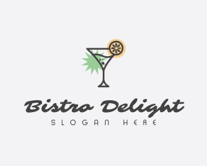 Tropical Cocktail Bar logo design