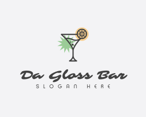 Tropical Cocktail Bar logo design