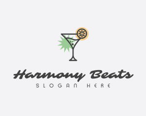 Hotel - Tropical Cocktail Bar logo design