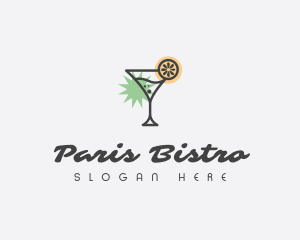 Tropical Cocktail Bar logo design