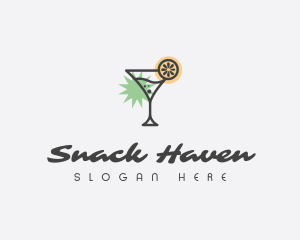 Tropical Cocktail Bar logo design