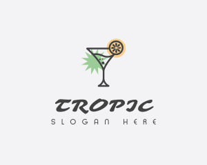 Tropical Cocktail Bar logo design