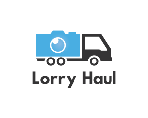 Camera Transport Truck logo design