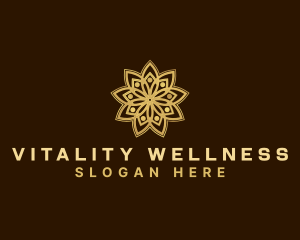 Flower Mandala Wellness logo design