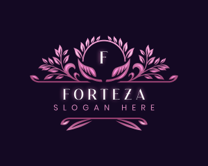 Elegant Floral  Decorative Logo