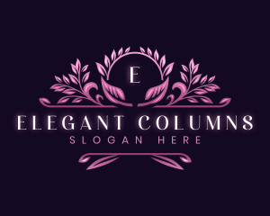 Elegant Floral  Decorative logo design