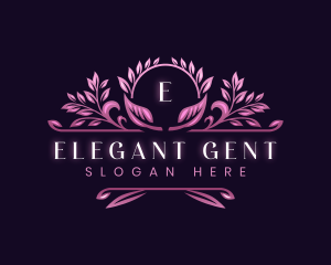 Elegant Floral  Decorative logo design