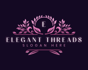 Elegant Floral  Decorative logo design