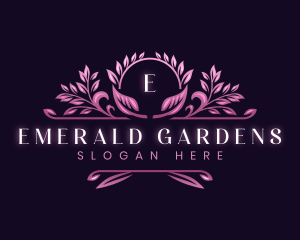 Elegant Floral  Decorative logo design