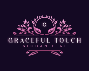 Elegant Floral  Decorative logo design