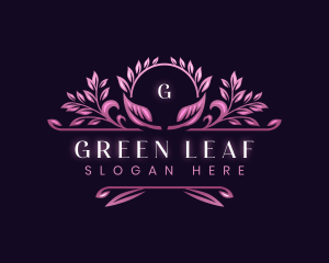 Elegant Floral  Decorative logo design