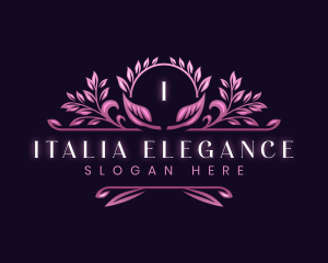 Elegant Floral  Decorative logo design