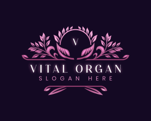 Elegant Floral  Decorative logo design