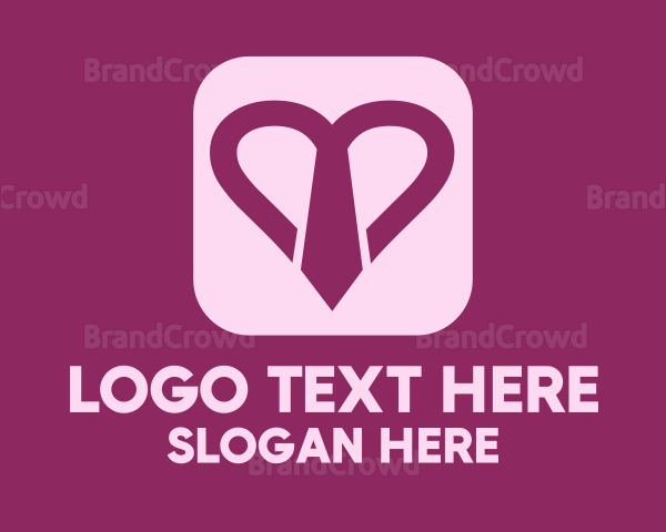 Purple Heart Necktie Logo