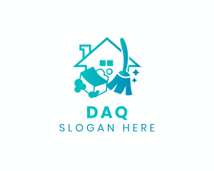 House Cleaning Sanitation Logo