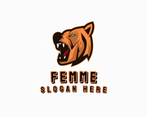 Bear Esports Streamer logo design