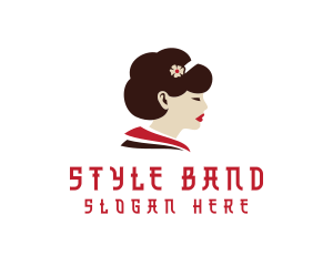 Headband - Pretty Woman Cosmetics logo design