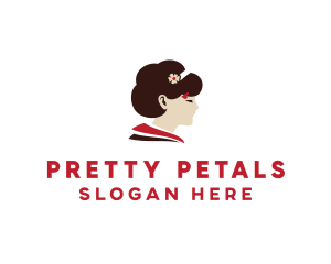 Pretty Woman Cosmetics logo design