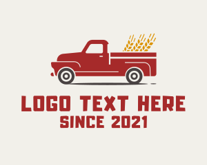 Express - Farmer Farm Truck logo design