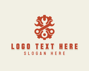 Wrench - Industrial Wrench Mechanic logo design