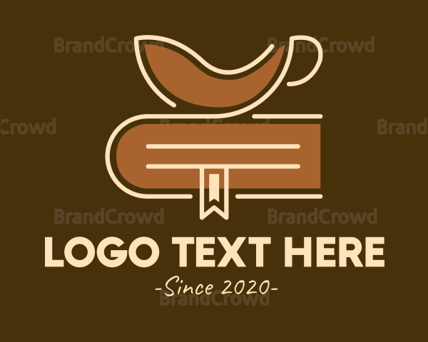 Coffee Cup Bookmark Logo