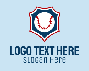 Baseball Ball Emblem Logo