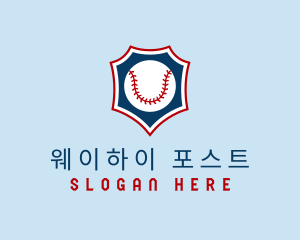 Baseball Ball Slugger Sport logo design