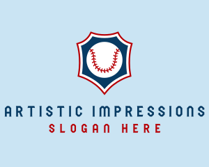 Baseball Ball Slugger Sport logo design