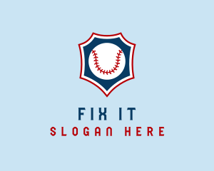 Baseball Ball Slugger Sport logo design