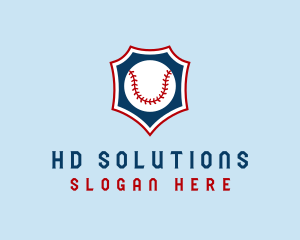 Baseball Ball Slugger Sport logo design