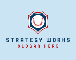 Baseball Ball Slugger Sport logo design