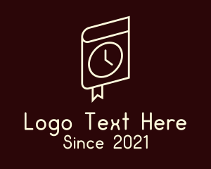 Bookshop - Library Book Timer logo design