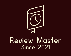 Review - Library Book Timer logo design
