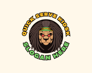 Jamaica Lion Dreadlocks Logo