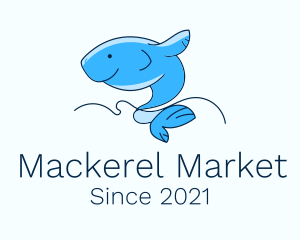 Big Blue Fish logo design