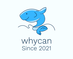 Fisheries - Big Blue Fish logo design