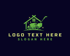 Gardener - Lawn Mower Gardening logo design