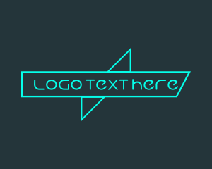 Letter At - Modern Digital Tech logo design