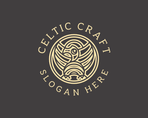 Gaelic - Ancient Bird Wings logo design