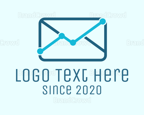 Blue Envelope Statistics Logo