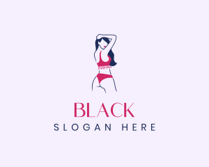 Fashion Bikini Woman Logo