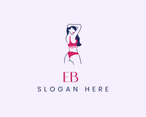 Fashion Bikini Woman Logo