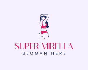 Fashion Bikini Woman Logo