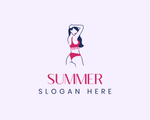 Fashion Bikini Woman logo design