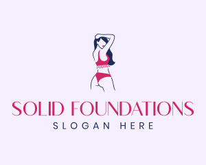 Model - Fashion Bikini Woman logo design