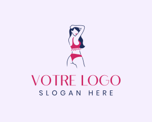 Erotic - Fashion Bikini Woman logo design