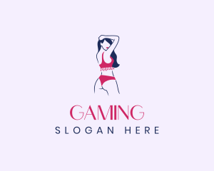 Lingerie - Fashion Bikini Woman logo design