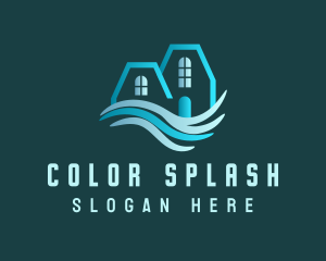 Clean House Splash logo design