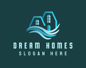 Villa - Clean House Splash logo design
